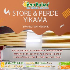 Adana Stor Perde Yıkama | (0544) 233 04 80